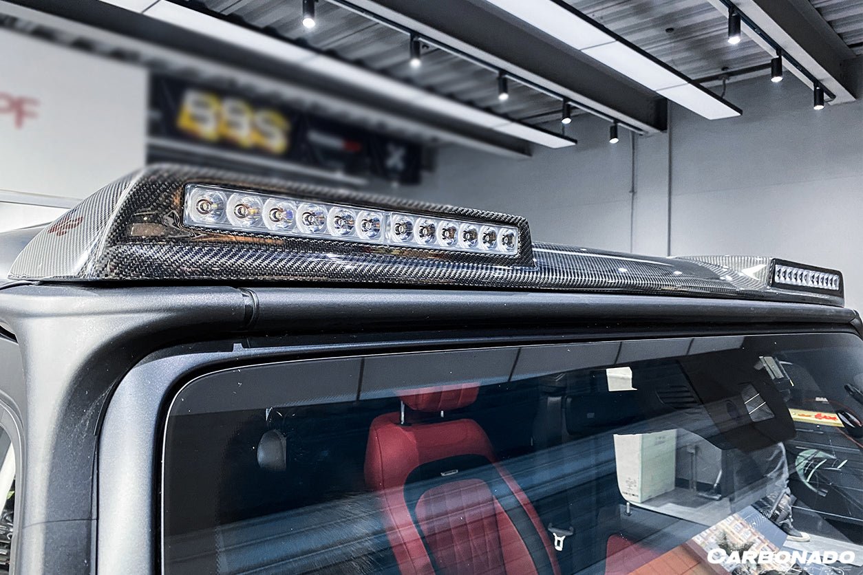 2019 - 2023 Mercedes Benz G-Class W464 G-Wagon BR Style Front Roof Spoiler