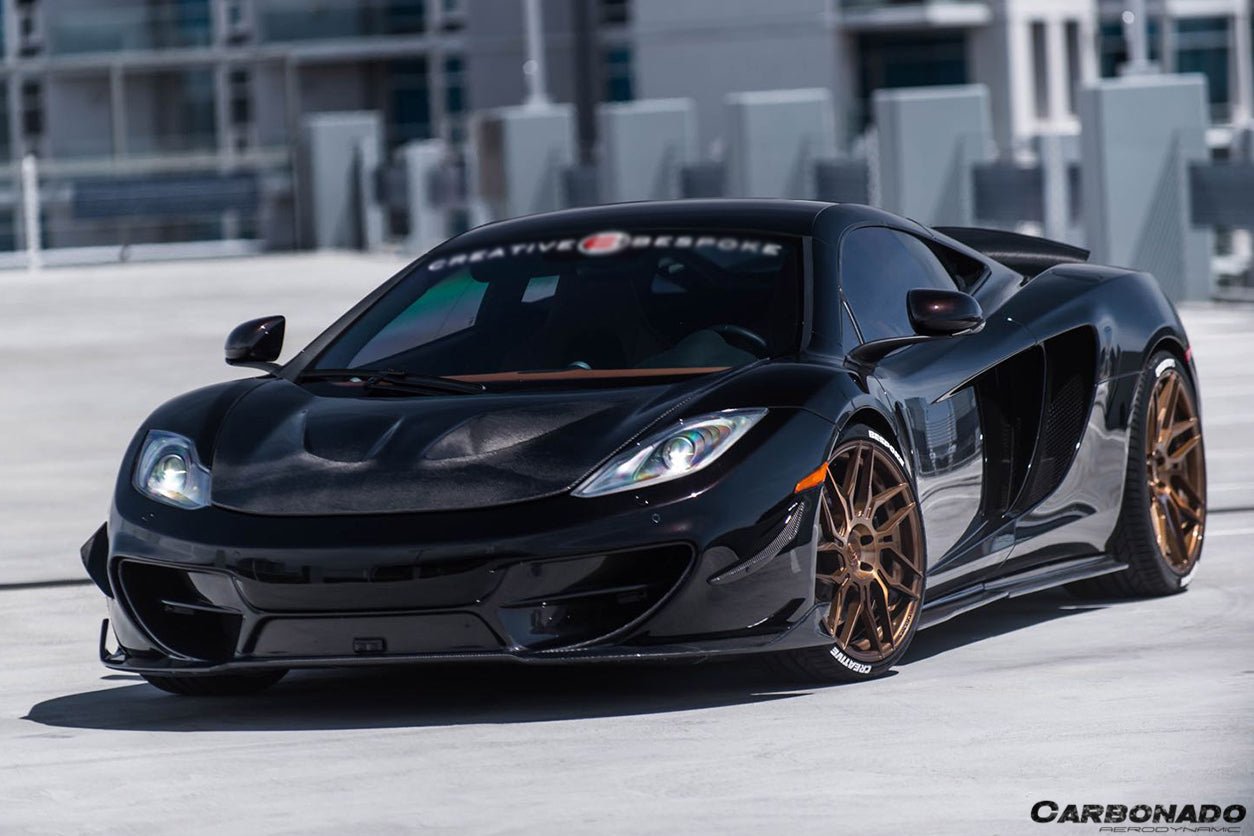 2011 - 2015 McLaren MP4 12C 650S RZS Style Carbon Fiber Side Skirts