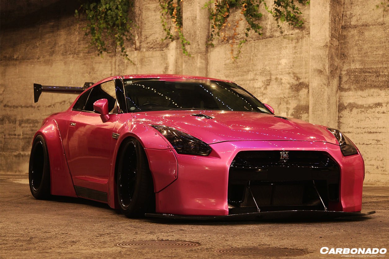 2008 - 2016 Nissan GTR R35 CBA/DBA DE Style Wide Fender Flares