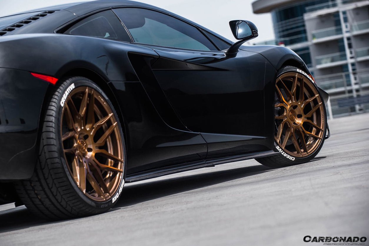 2011 - 2015 McLaren MP4 12C 650S RZS Style Carbon Fiber Side Skirts