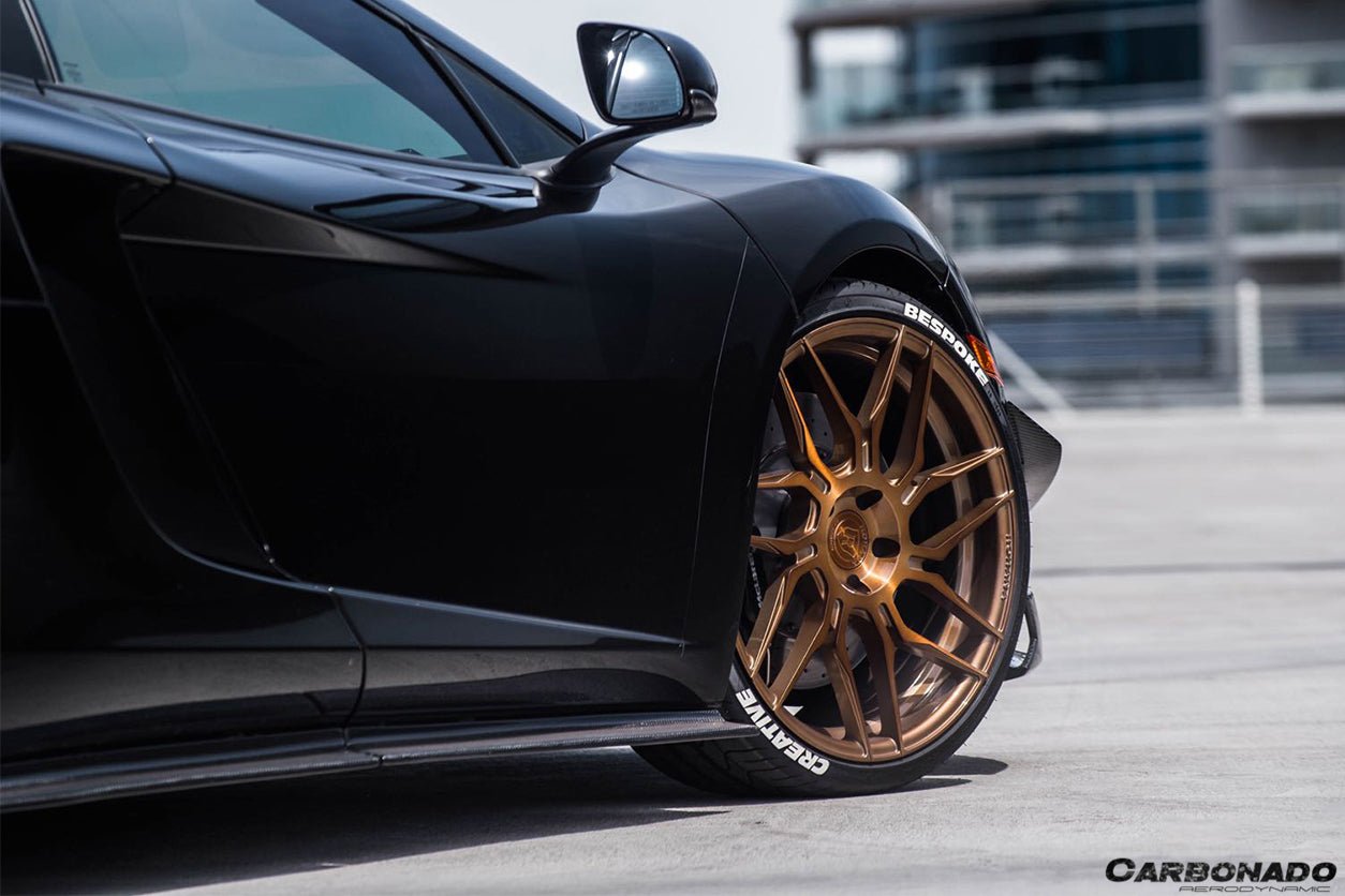2011 - 2015 McLaren MP4 12C 650S RZS Style Carbon Fiber Side Skirts