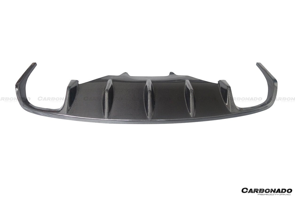 2014 - 2019 Porsche Macan BS Style Carbon Fiber Rear Diffuser