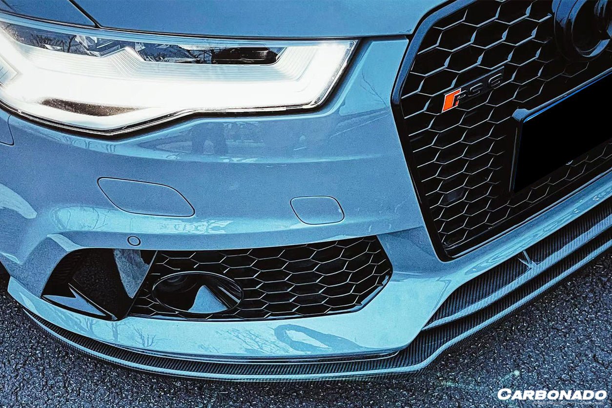 2013 - 2018 Audi RS6 Avant MN Style Carbon Fiber Front Lip