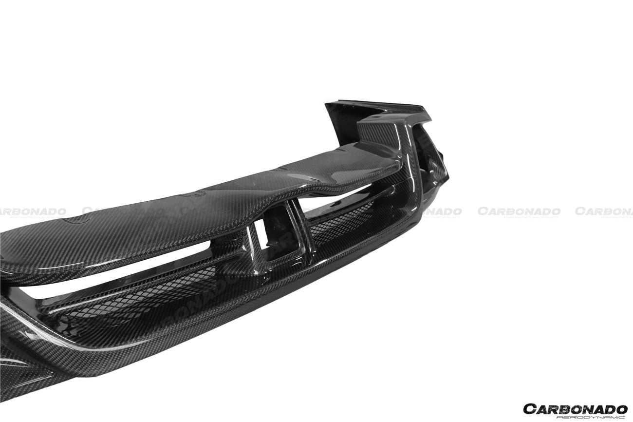 2012 - 2016 Nissan GTR R35 DBA VA Style Rear Diffuser with LED Light