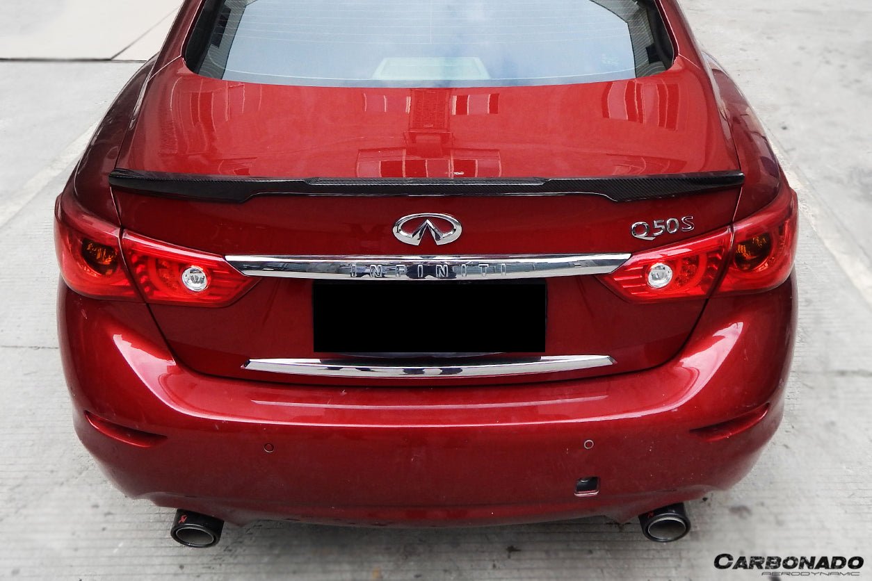 2014 - 2022 Infiniti Q50 Sedan RW Style Trunk Spoiler
