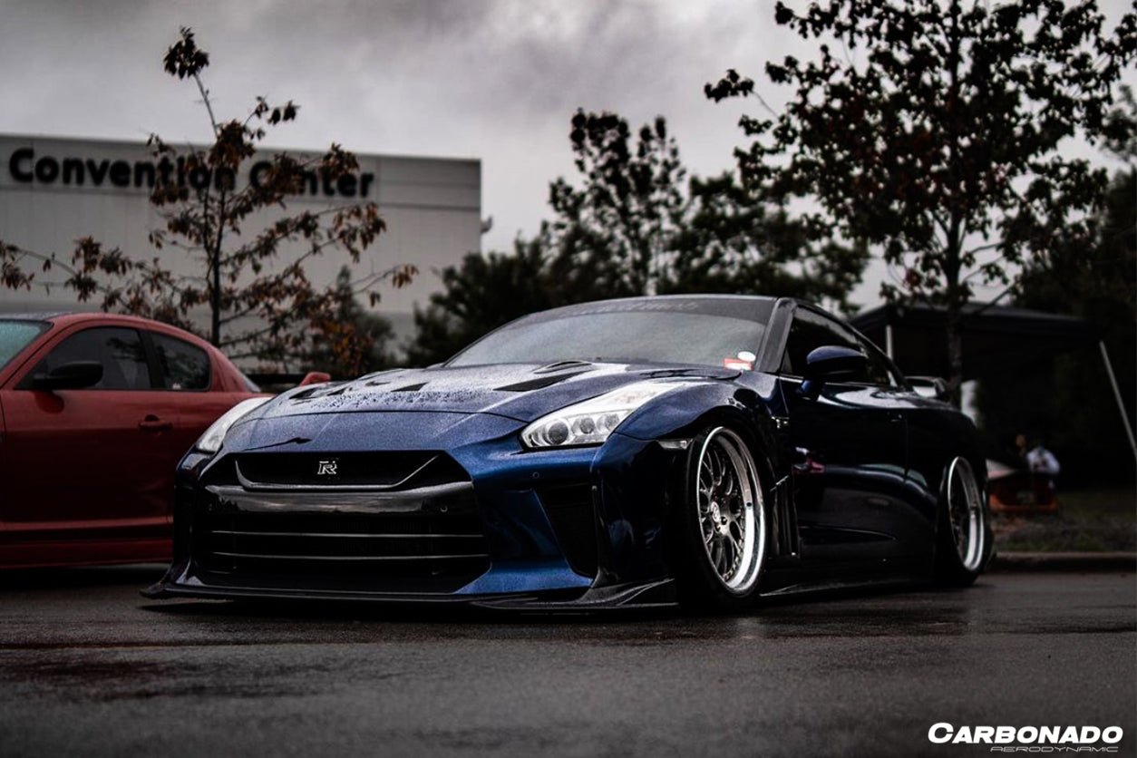 2008 - 2022 Nissan GTR R35 CBA/DBA/EBA TS Style Front Bumper