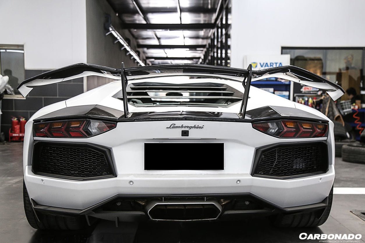 2011-2021 Lamborghini Aventador RZS Style Carbon Fiber Trunk Spoiler Wing