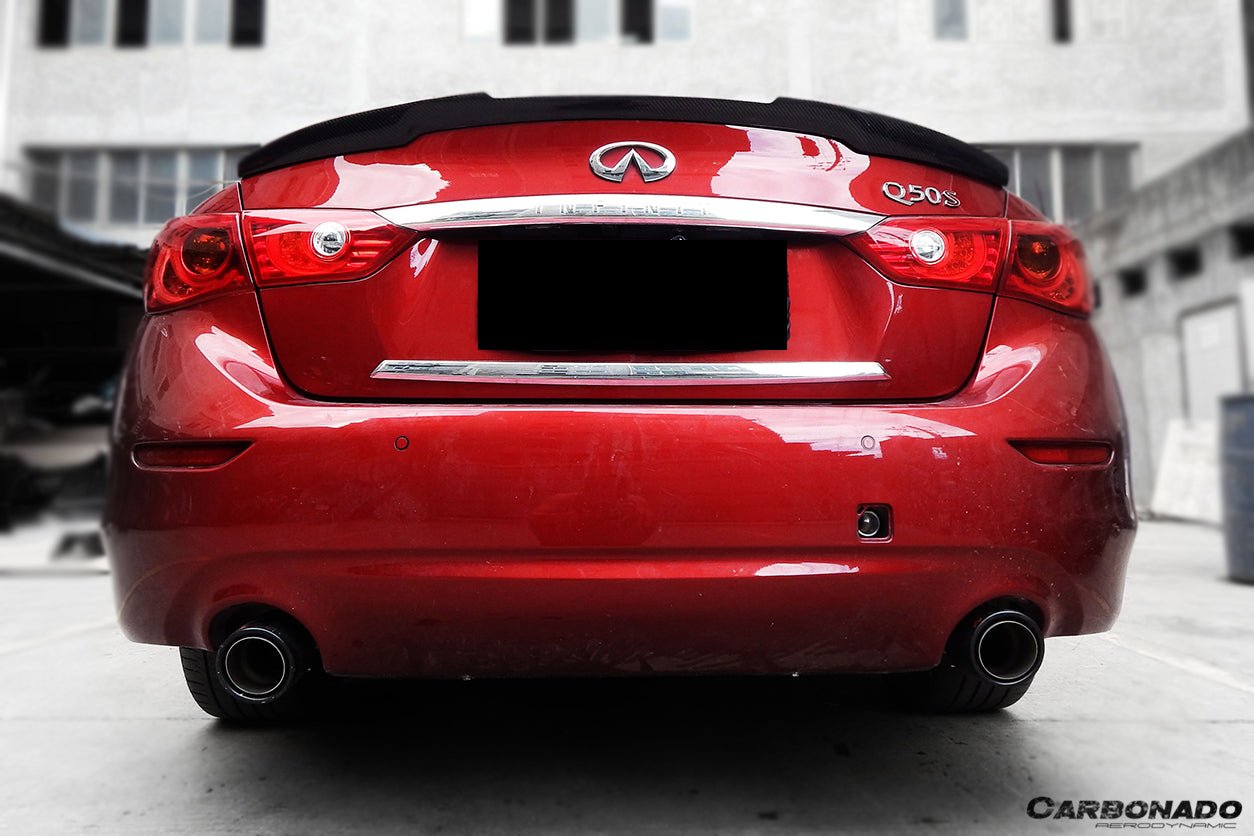 2014 - 2022 Infiniti Q50 Sedan RW Style Trunk Spoiler