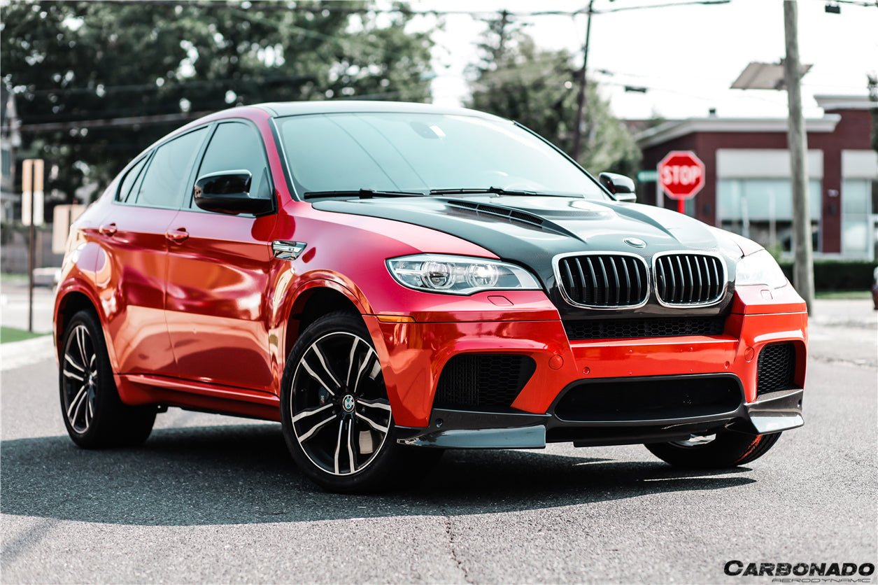 2009-2014 BMW E70 E71 X5M X6M AK Style Carbon Fiber Front Lip