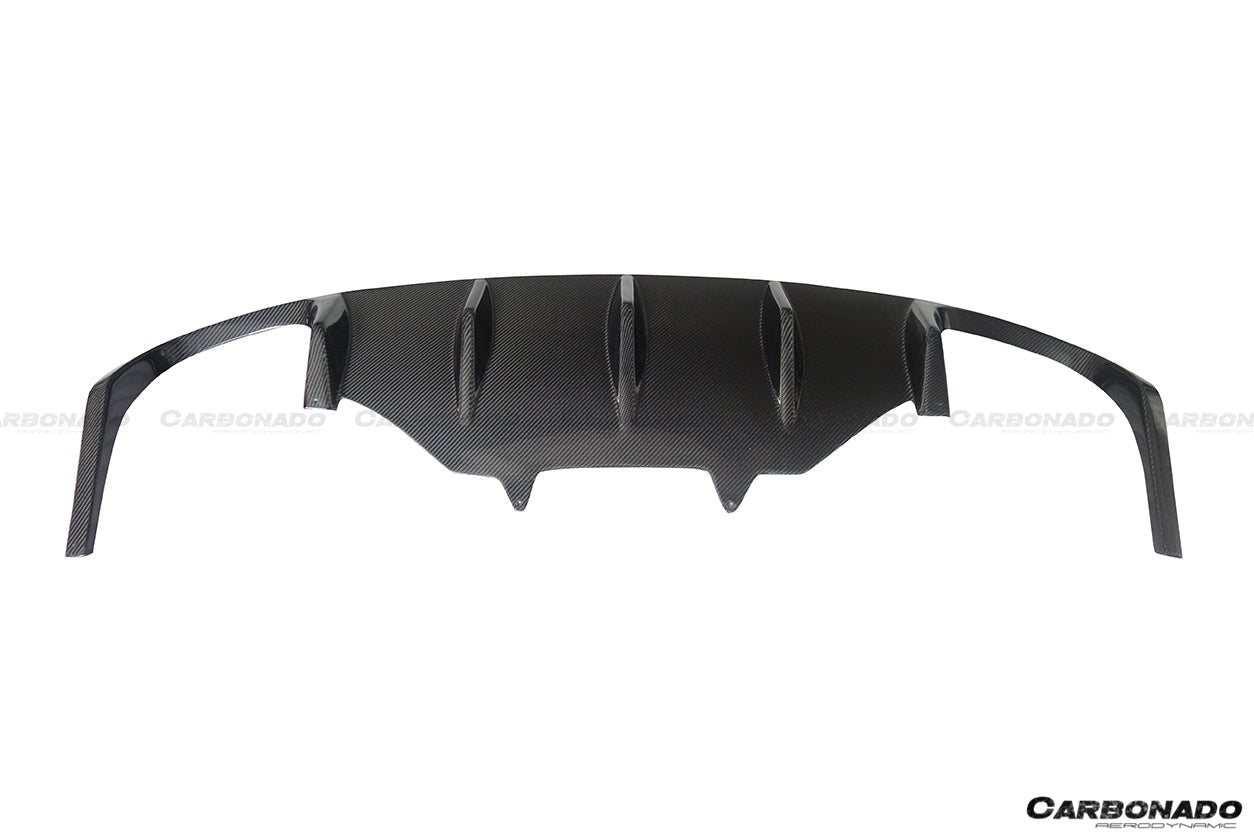 2014 - 2019 Porsche Macan BS Style Carbon Fiber Rear Diffuser