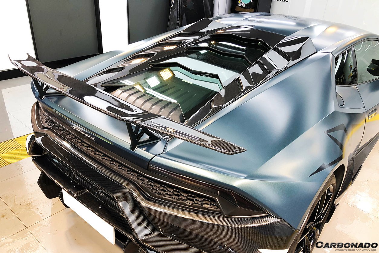 2015 - 2020 Lamborghini Huracan LP610/LP580 VRS Style Carbon Fiber Trunk Spoiler