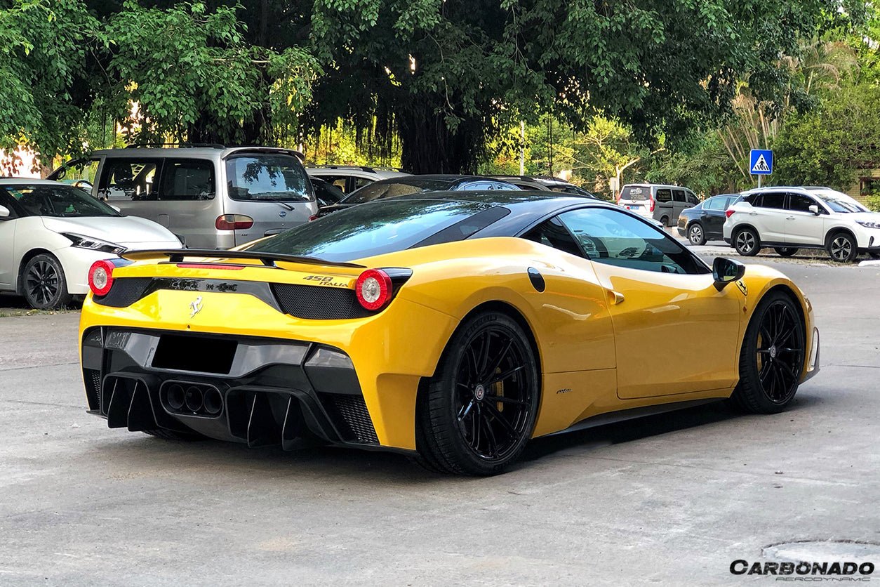 2010 - 2015 Ferrari 458 Coupe & Spider VT Style Carbon Fiber Trunk Spoiler