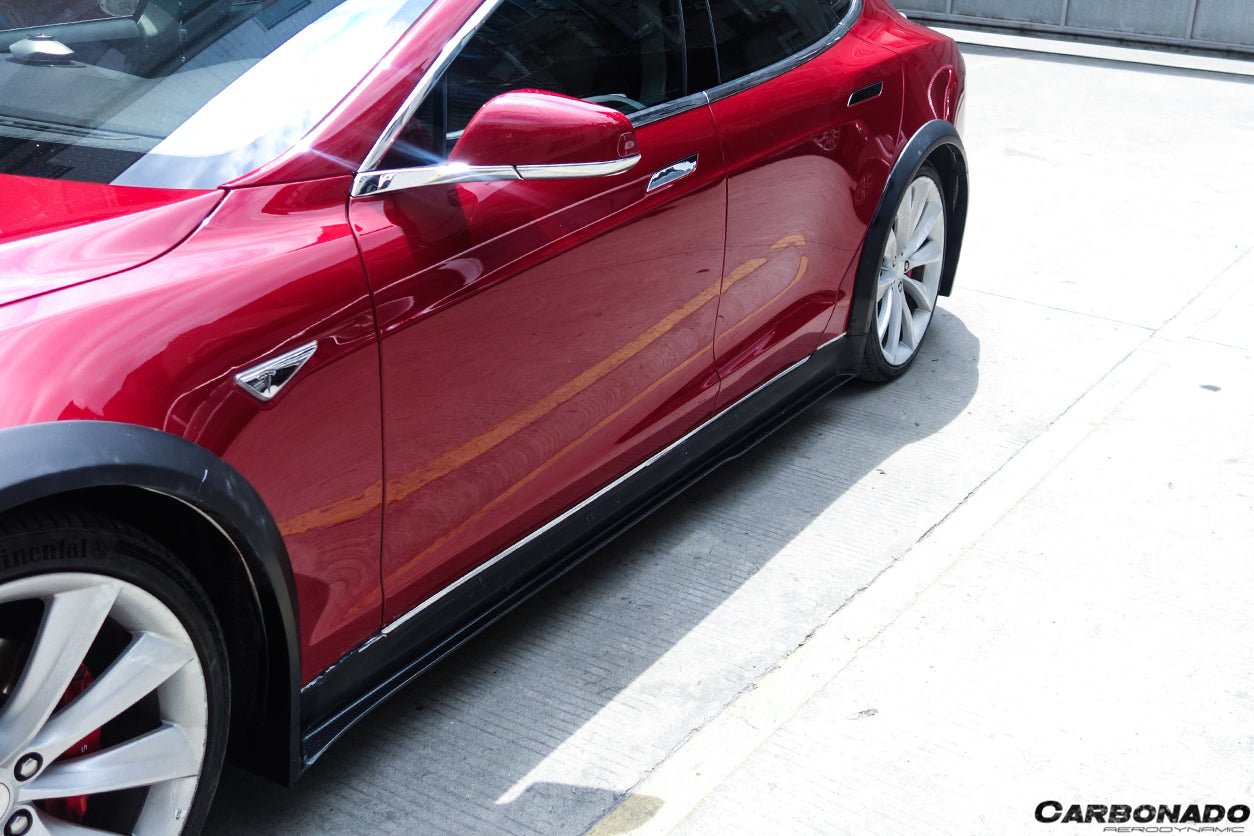 2012 - 2015 Tesla S Pre-facelift RZS Style Carbon Fiber Full Kit