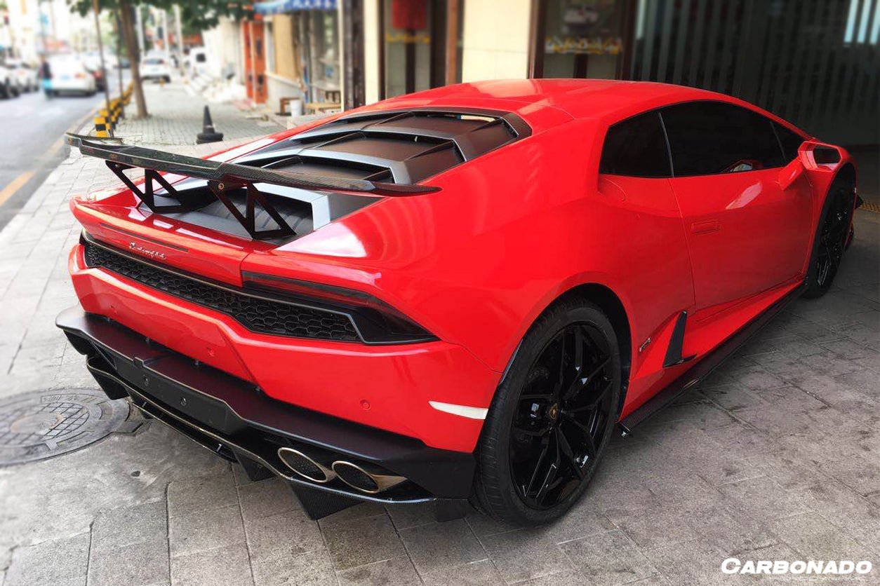 2015 - 2019 Lamborghini Huracan LP610 & LP580 RZS Style Carbon Fiber Side Skirts Under Board