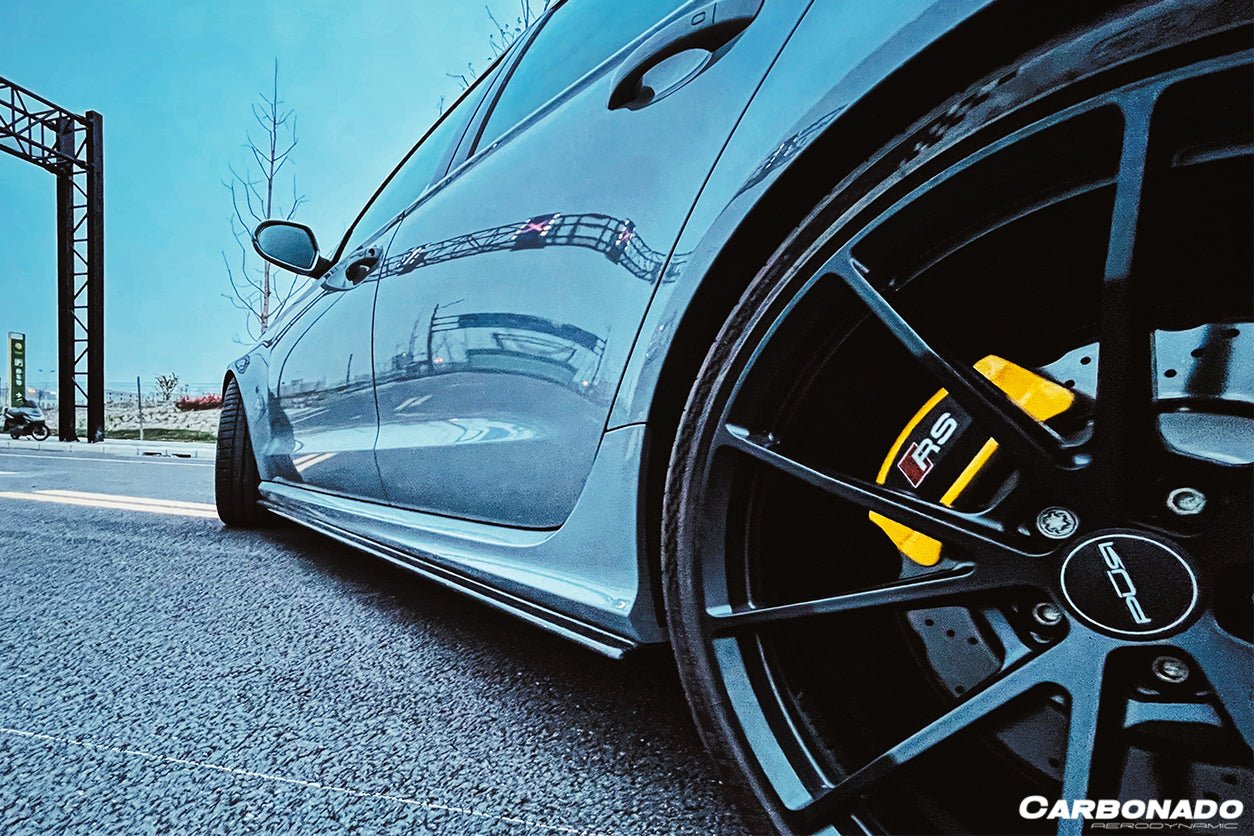 2013 - 2018 Audi RS6 Avant MN Style Carbon Fiber Side Skirts