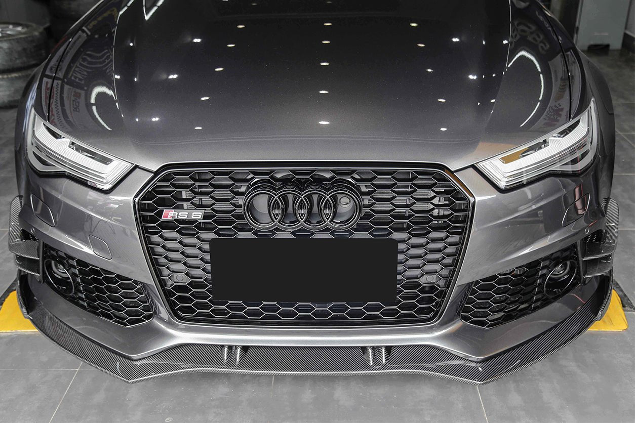 2013 - 2018 Audi RS6 Avant BS Style Carbon Fiber Front Lip
