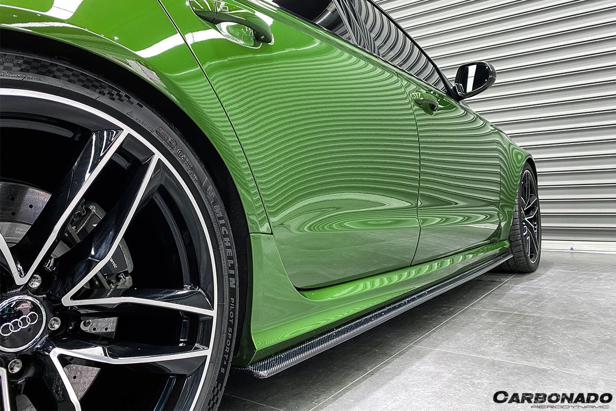 2013 - 2018 Audi RS6 Avant MN Style Carbon Fiber Side Skirts