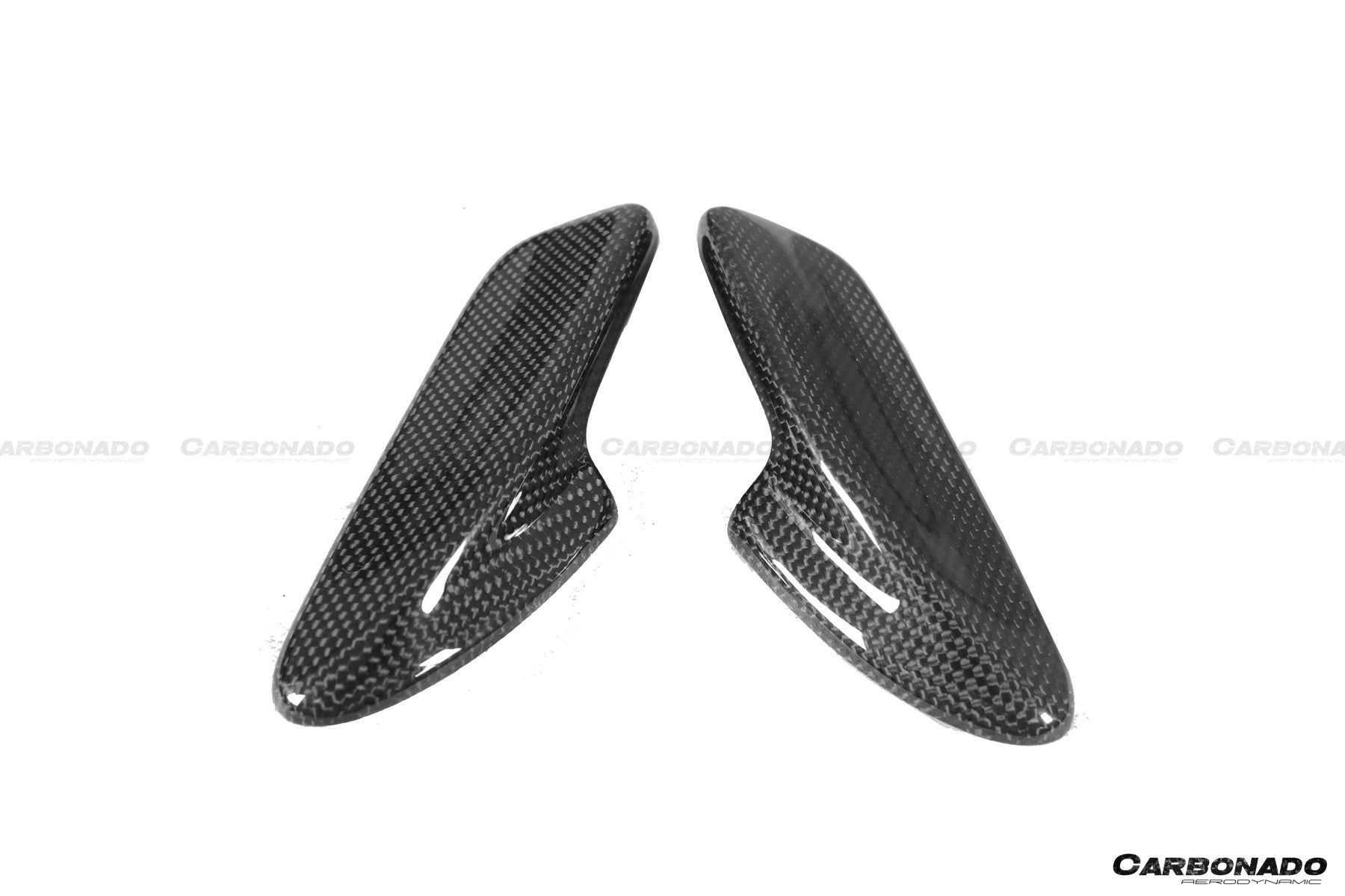 2015 - 2020 Ferrari 488 GTB & Spyder & F8 MSY Style Carbon Fiber Door Handle Cover