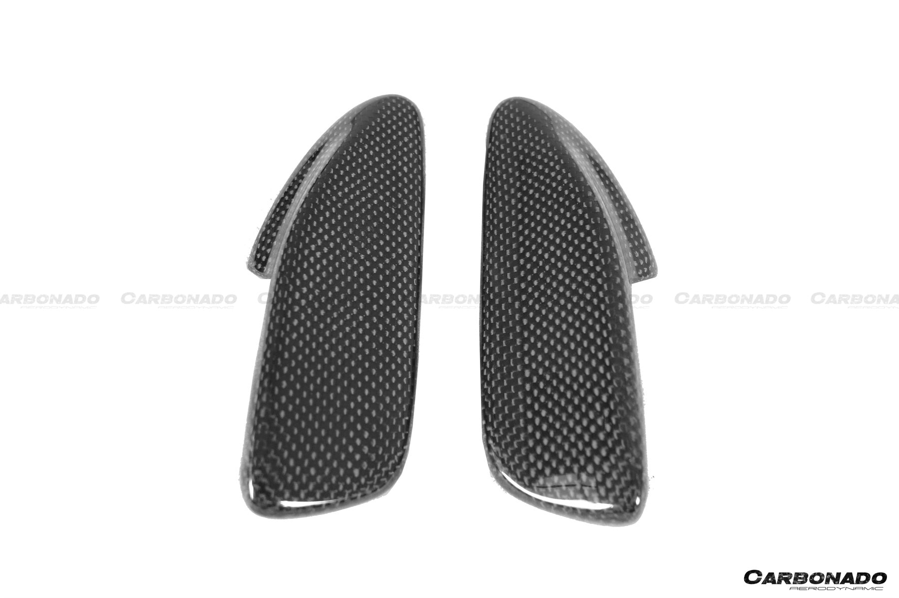 2015 - 2020 Ferrari 488 GTB & Spyder & F8 MSY Style Carbon Fiber Door Handle Cover
