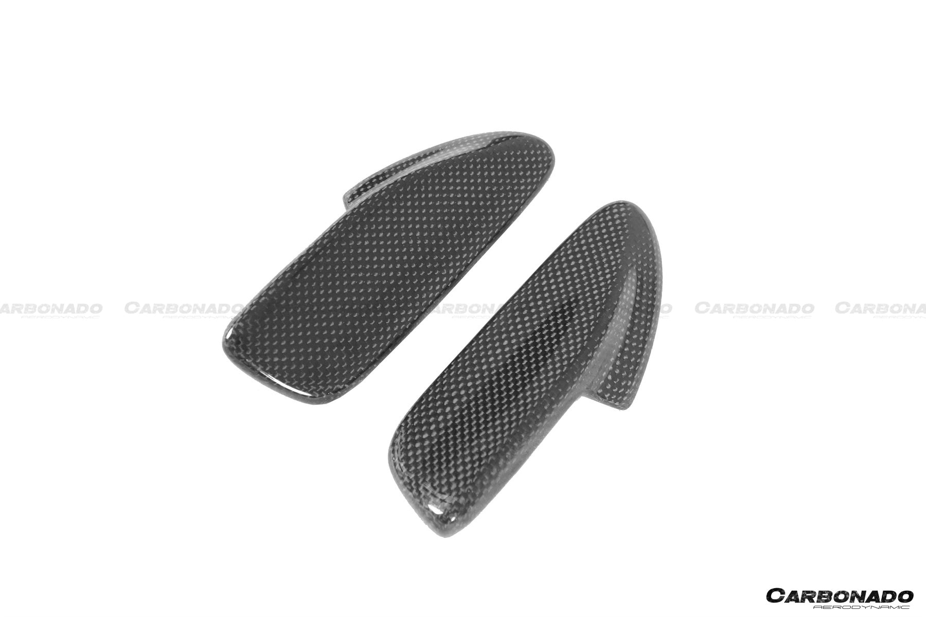 2015 - 2020 Ferrari 488 GTB & Spyder & F8 MSY Style Carbon Fiber Door Handle Cover