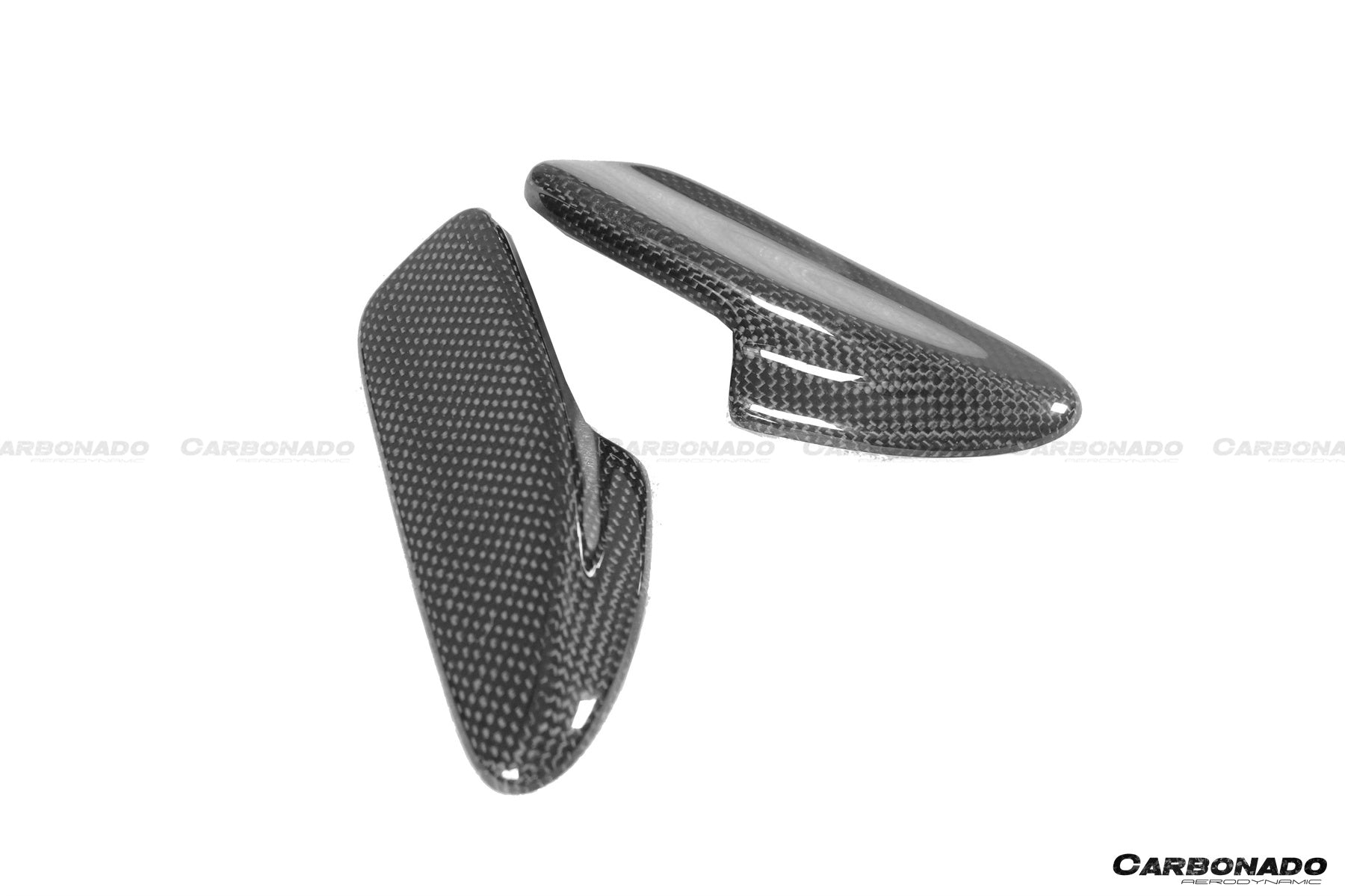 2015 - 2020 Ferrari 488 GTB & Spyder & F8 MSY Style Carbon Fiber Door Handle Cover