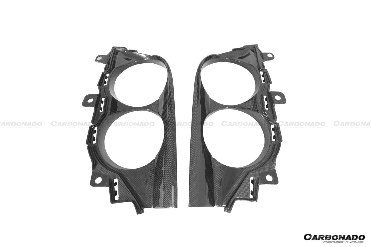 Ferrari 812 Superfast OEM Style Dry Carbon Fiber Tail Light Surround Satellites 2017-2026