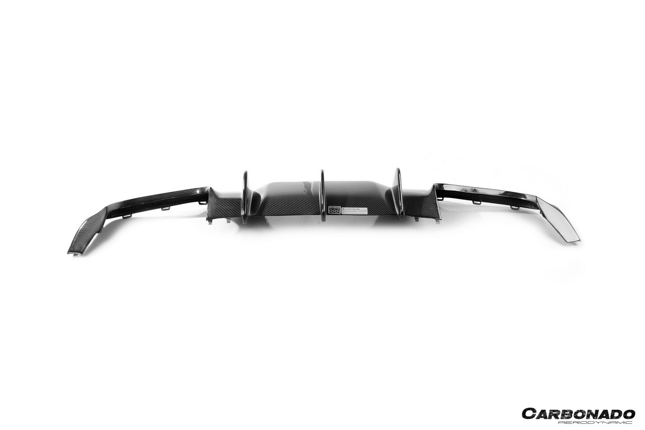 2012 - 2014 Mercedes Benz W204 C63 AMG Sedan VS Style Carbon Fiber Rear Lip