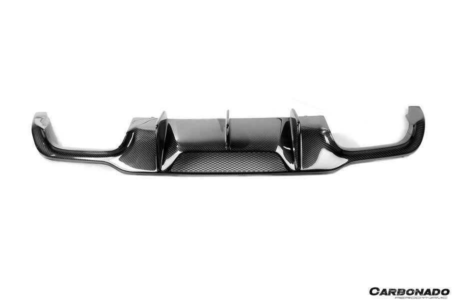 2012 - 2014 Mercedes Benz W204 C63 AMG Sedan VS Style Carbon Fiber Rear Lip