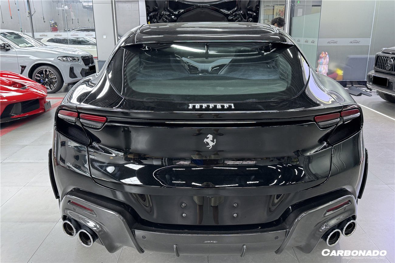 2023-2025 Ferrari Purosangue OEM Style Dry Carbon Rear Diffuser