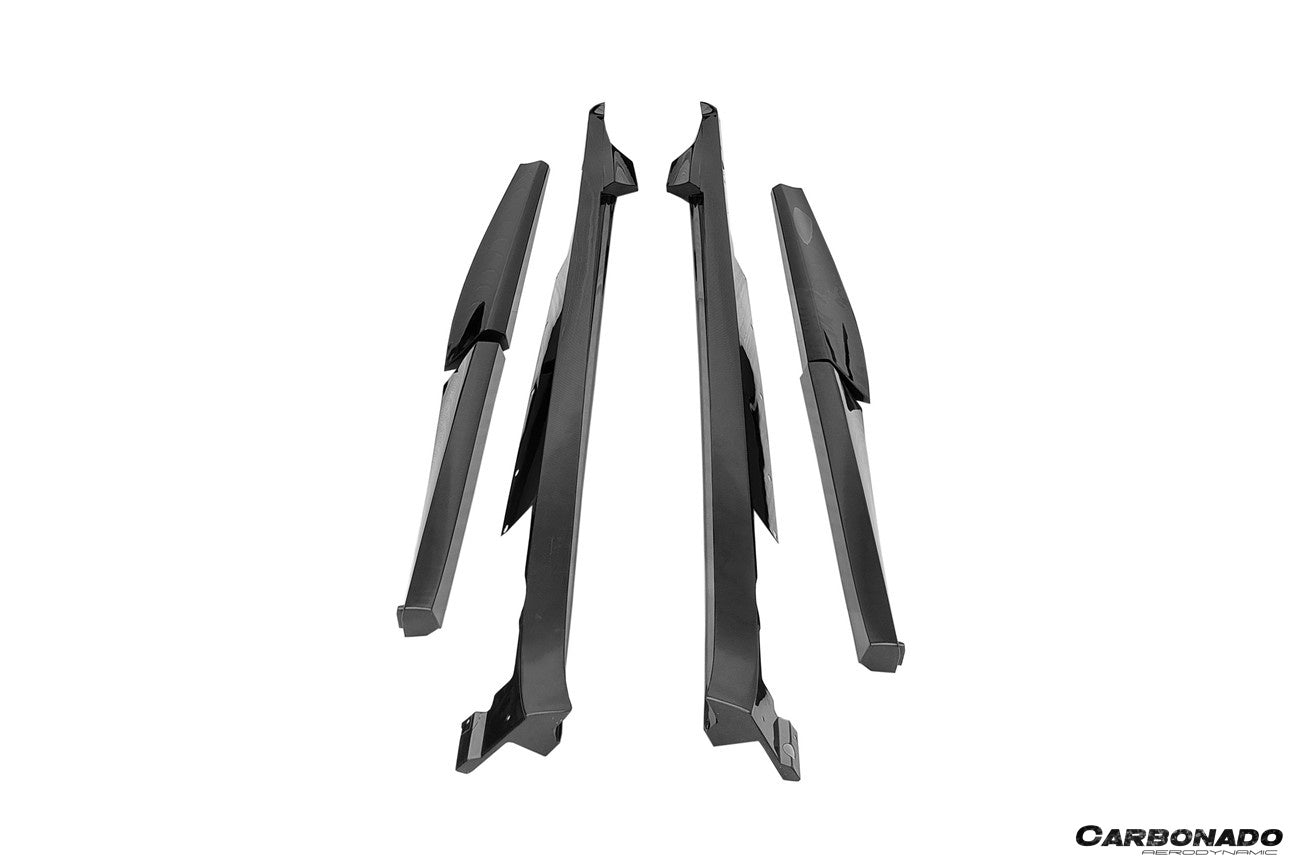 2023-2025 Ferrari Purosangue OEM Style Dry Carbon Side Skirts
