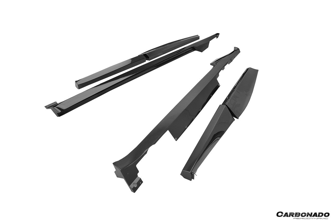 2023-2025 Ferrari Purosangue OEM Style Dry Carbon Side Skirts