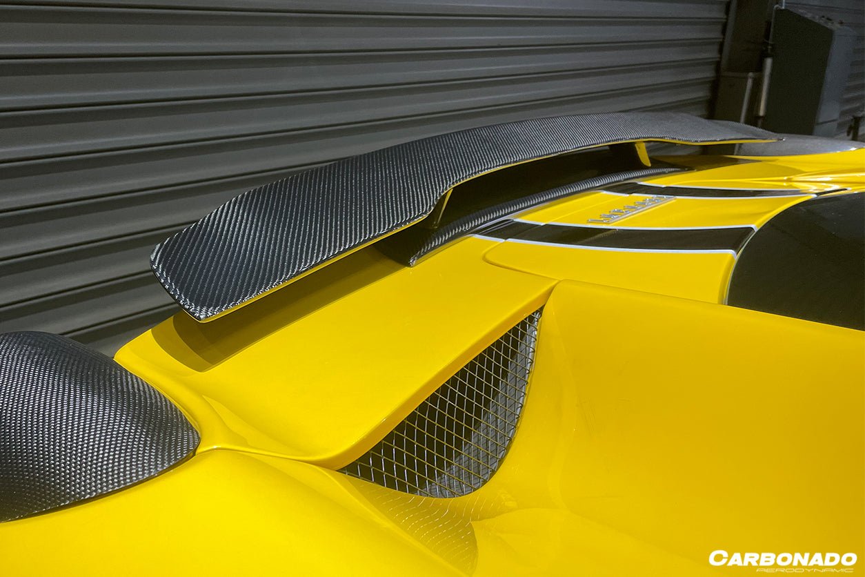 2010 - 2015 Ferrari 458 Coupe & Spider VT Style Carbon Fiber Trunk Spoiler