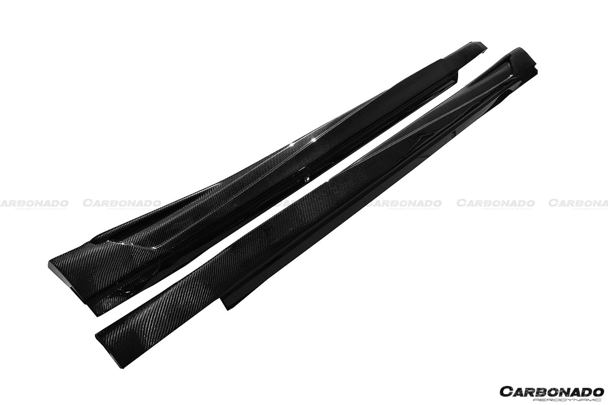 2013 - 2016 Porsche Panamera 970.2 ARN Style Carbon Fiber Side Skirts