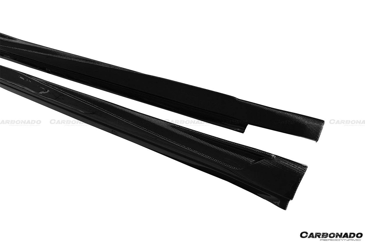 2013 - 2016 Porsche Panamera 970.2 ARN Style Carbon Fiber Side Skirts