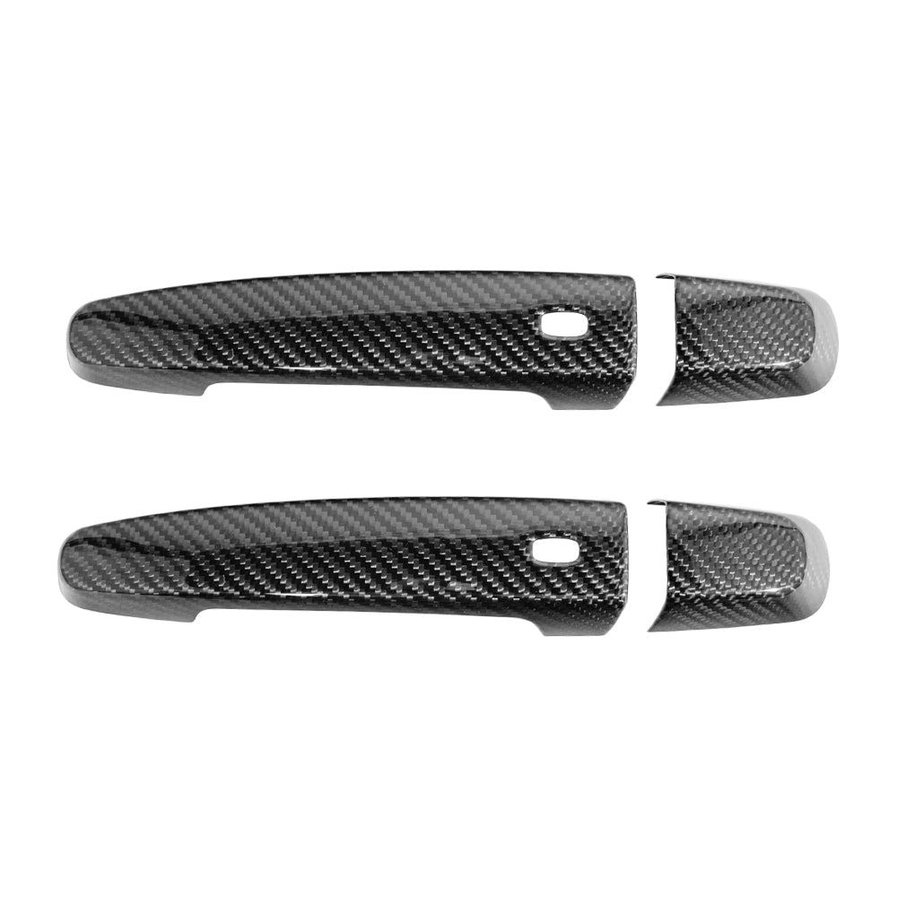 Chevrolet Camaro Factory Style Dry Carbon Fiber Door Handle Cover Set 2016-2024