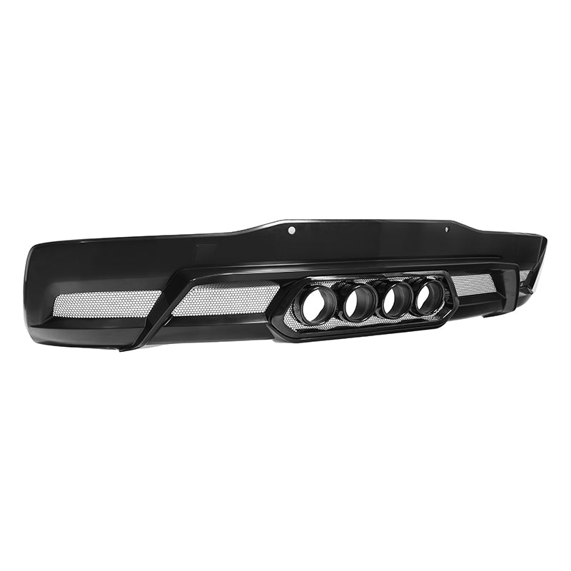 Chevrolet Corvette C8 Z06 Package Style Matte Black Rear Center Quad Exit Diffuser 2020-Up