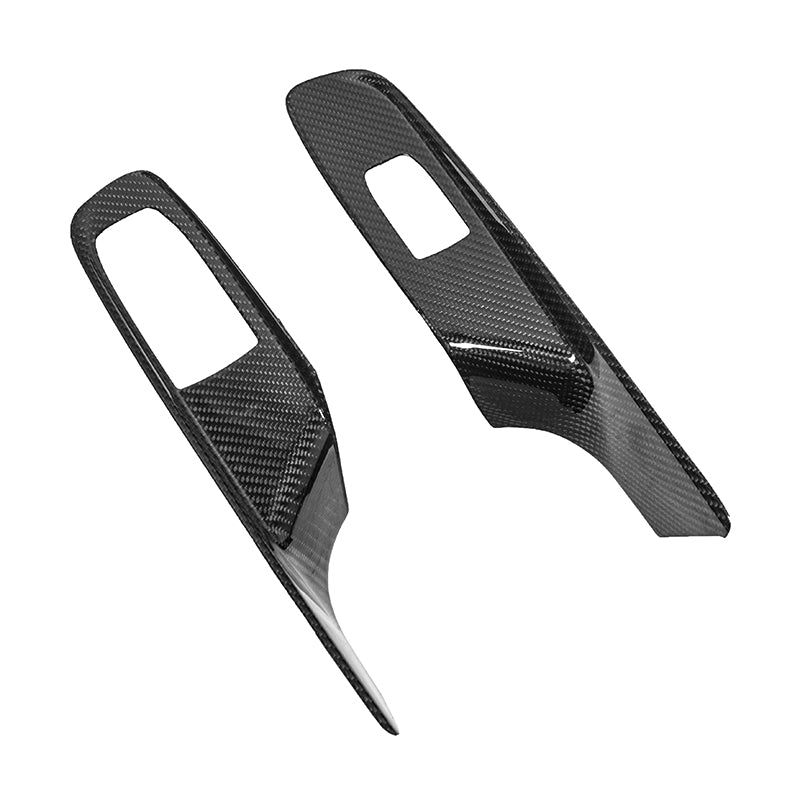 Chevrolet Corvette C8 Dry Carbon Fiber Door Window Control Panel Switch Cover Convertible 2020-Up
