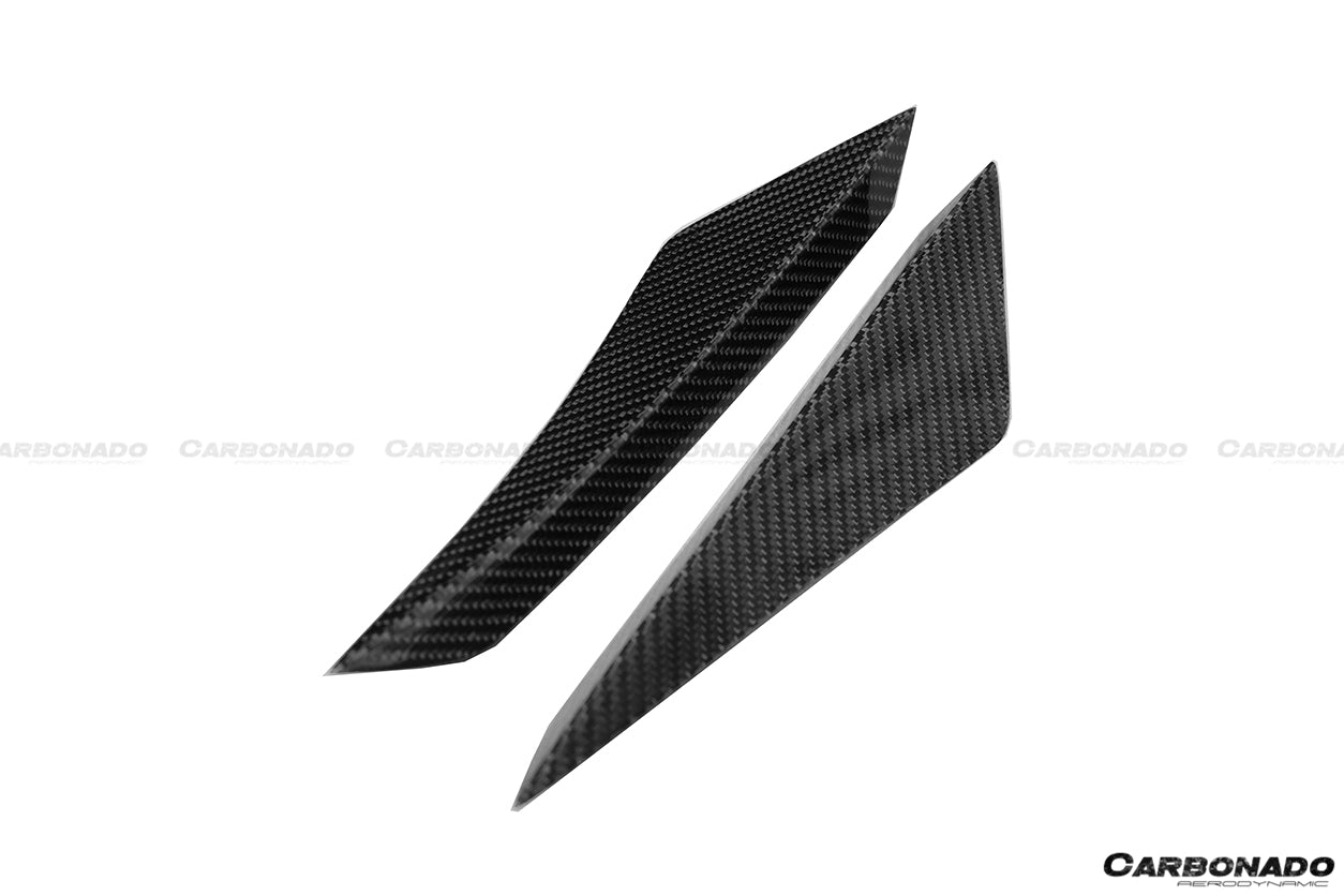 2015 - 2020 Lamborghini Huracan LP610 RZS Style Front Bumper Carbon Fiber Canard