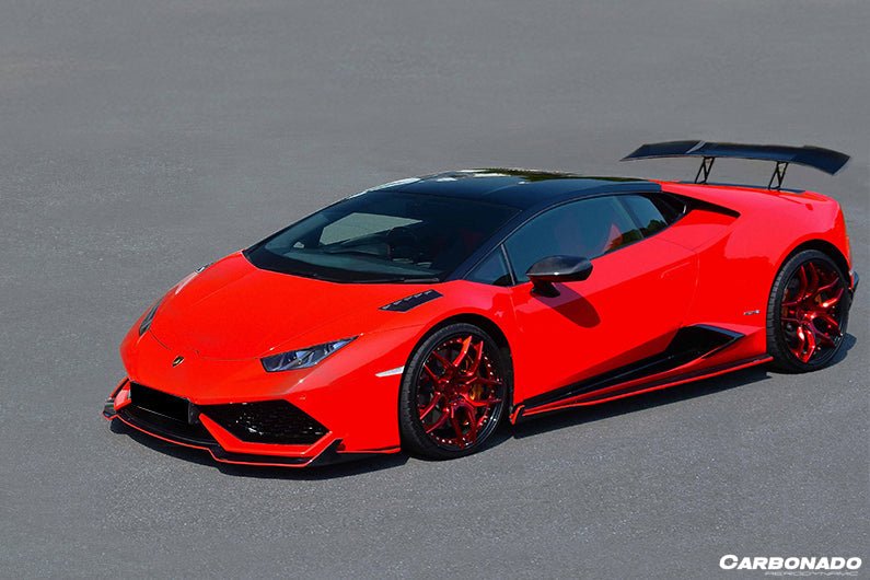 2015 - 2019 Lamborghini Huracan LP610 & LP580 RZS Style Carbon Fiber Side Skirts Under Board