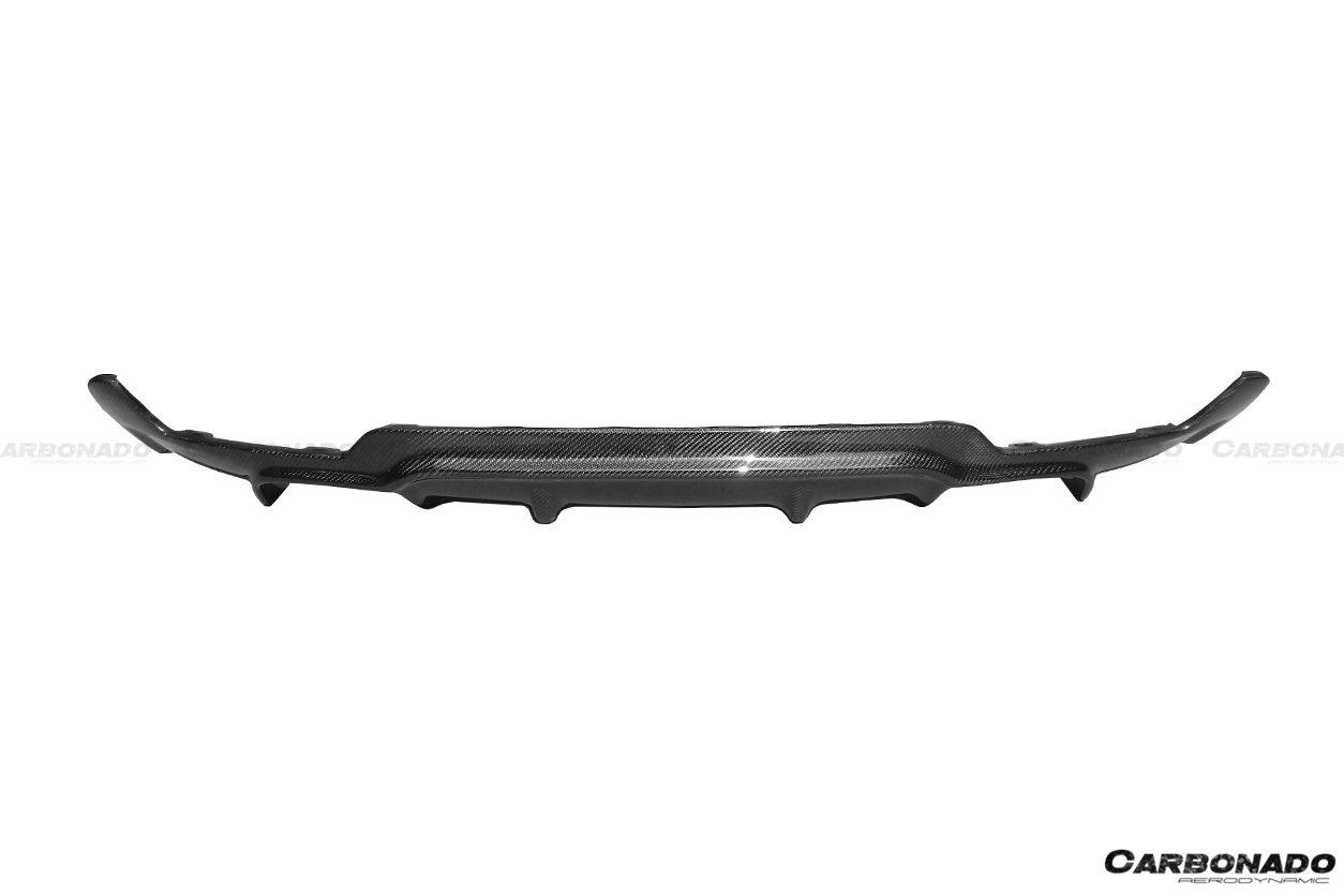 BMW 4 Series F32 F33 F36 3D Style Carbon Fiber Quad Exhaust Rear Diffuser 2013-2020