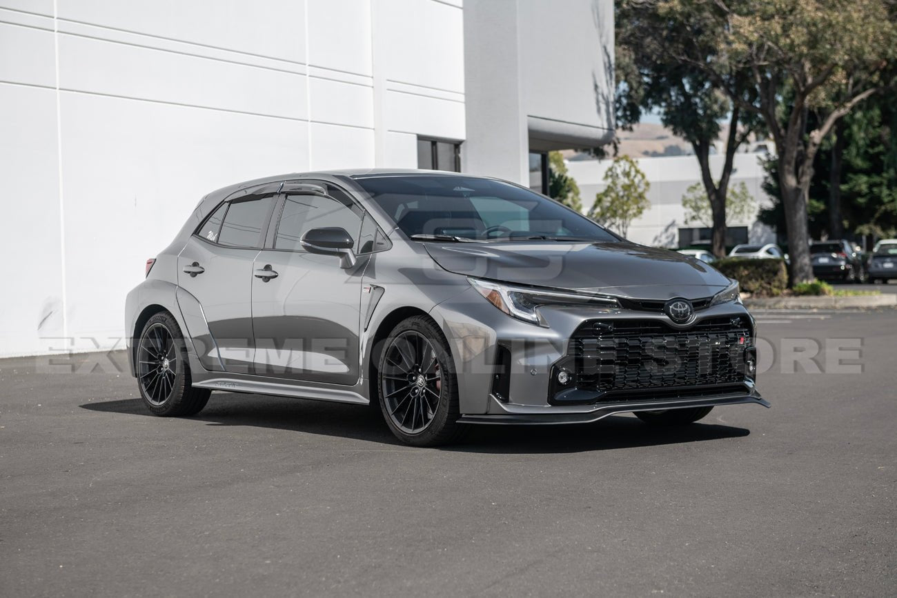 Toyota GR Corolla E210 Carbon Fiber Gloss Black Matte Black Front Lip Splitter 2023-2024