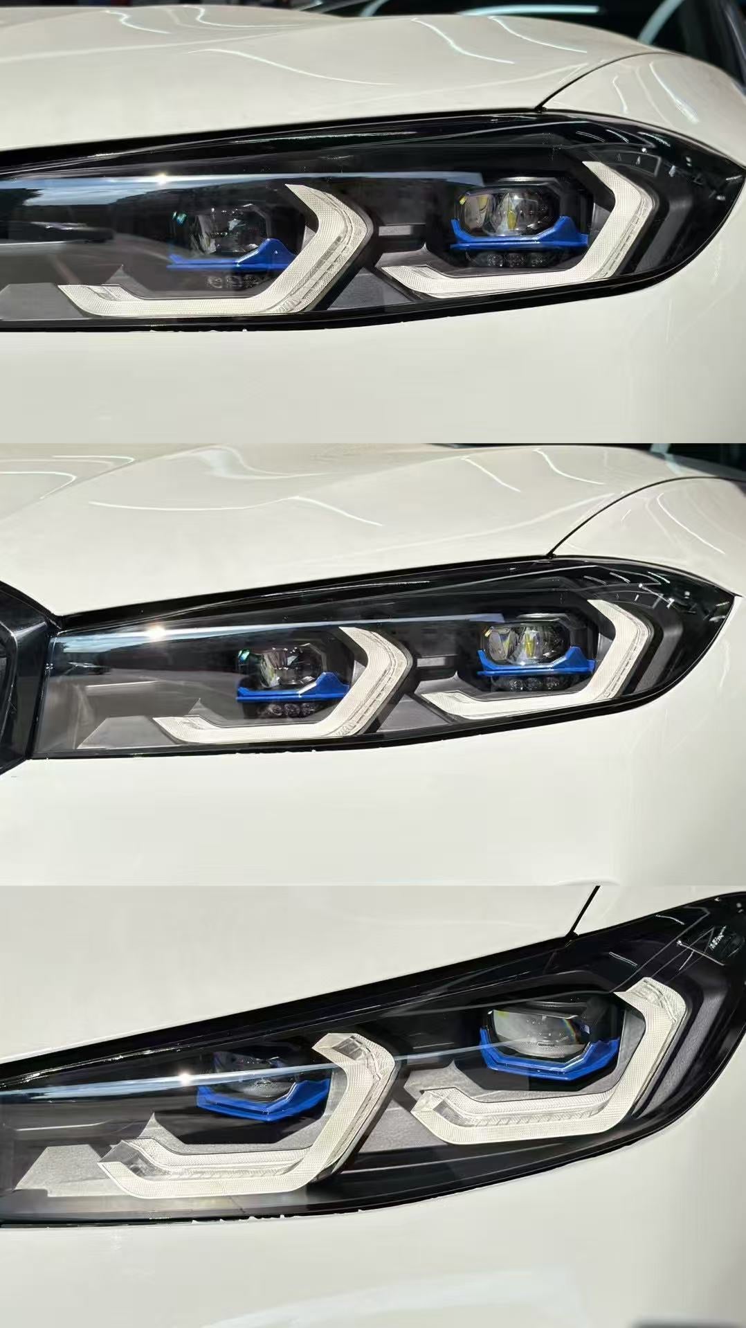 BMW LCI G20 Laser Style LED Headlights CSL Yellow/White 2023 - 2025