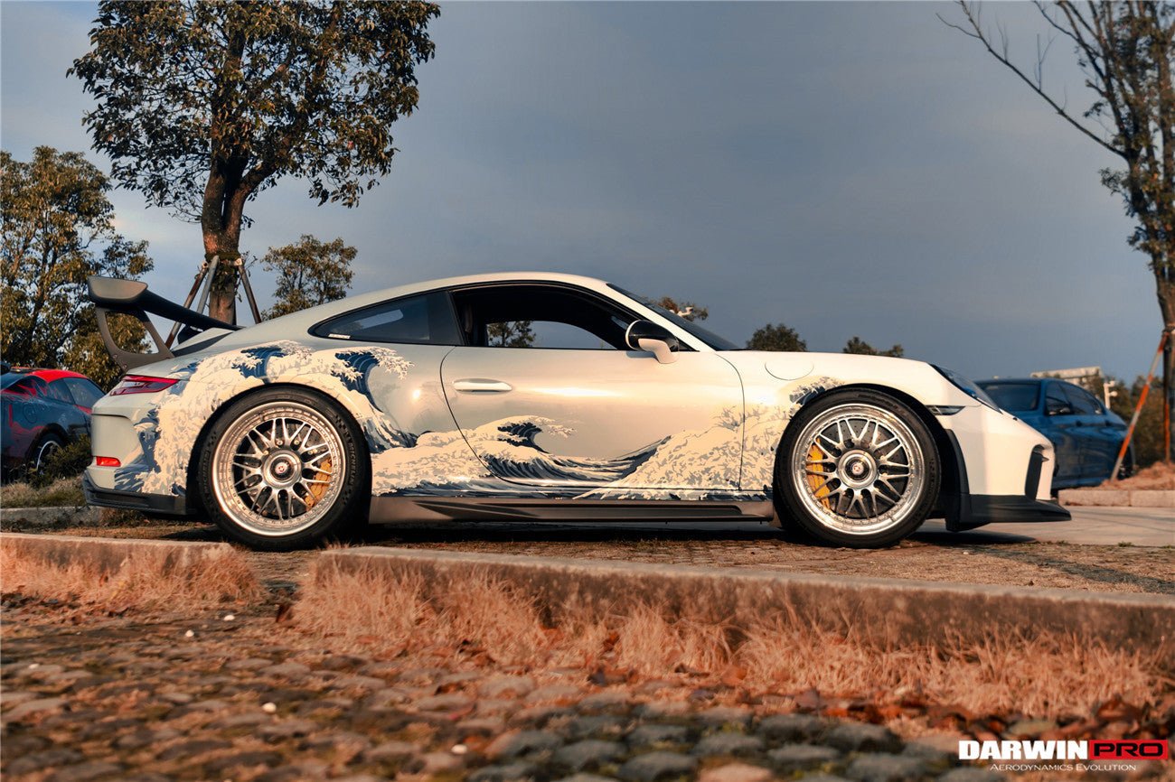 2017 - 2019 Porsche 911 991.2 GT3 Only BKSS Style Carbon Fiber Side Skirts