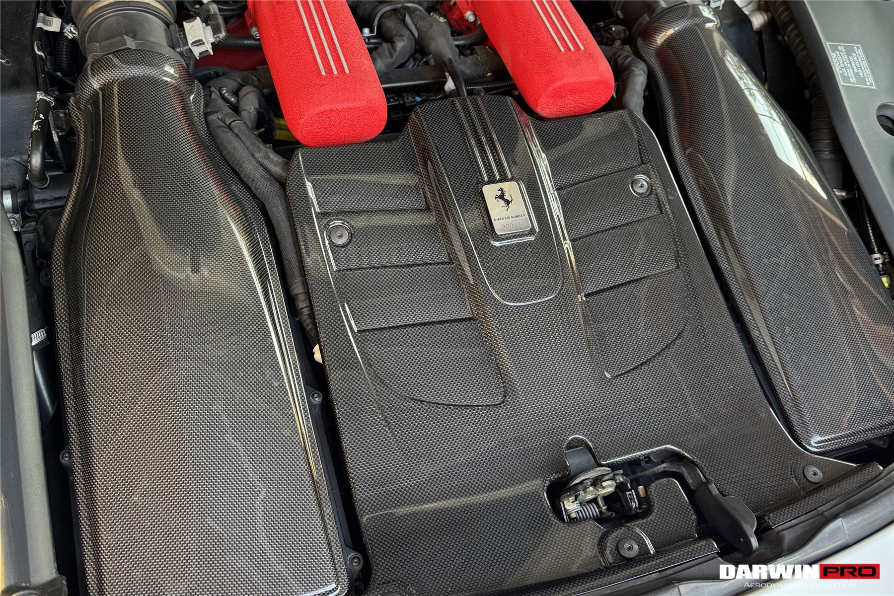 2012 - 2017 Ferrari F12 Berlinetta Dry Carbon Fiber Engine Cover