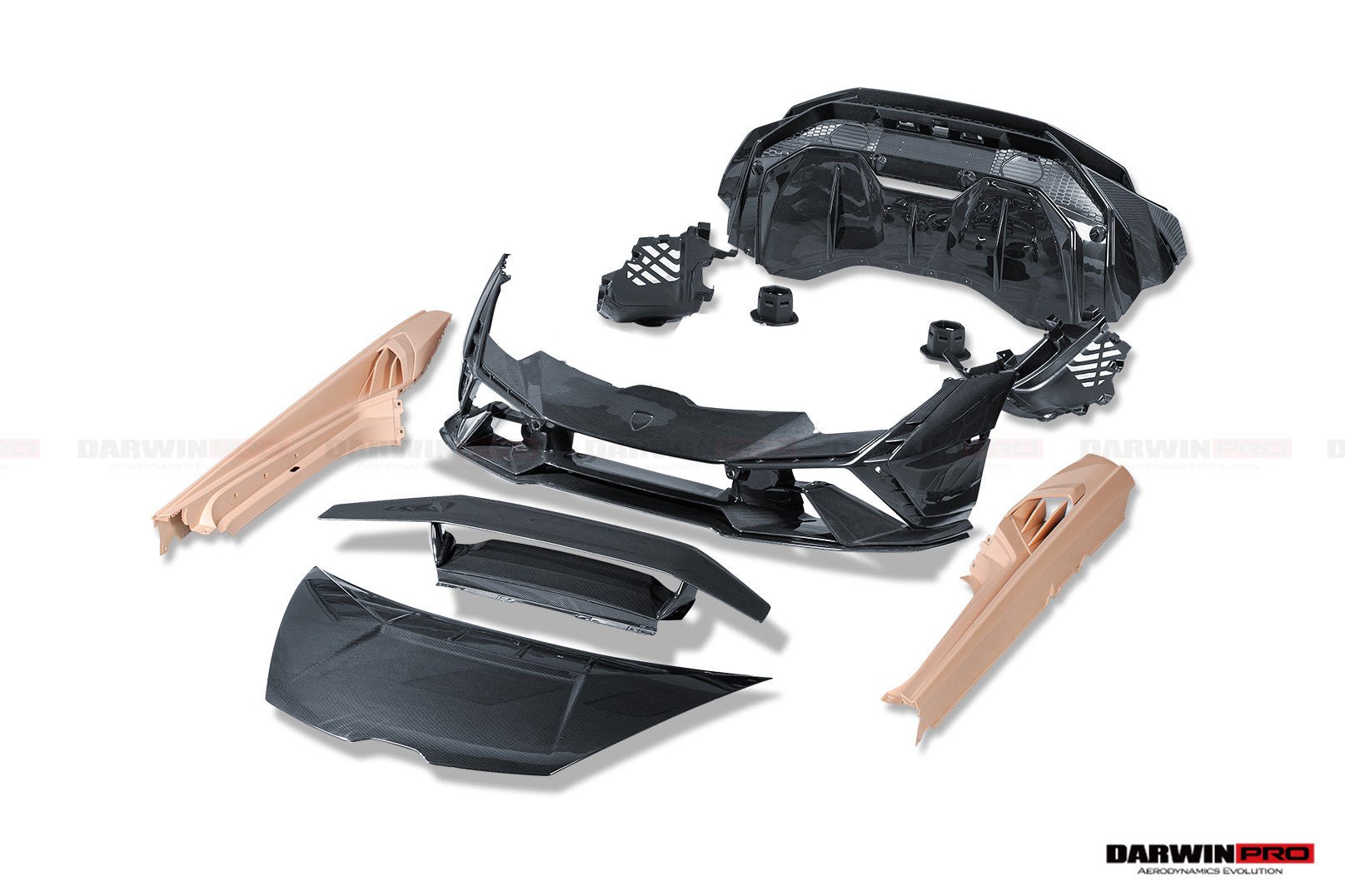 2019 - 2023 Lamborghini Huracan EVO Convert Tecnica Style Full Body Kit