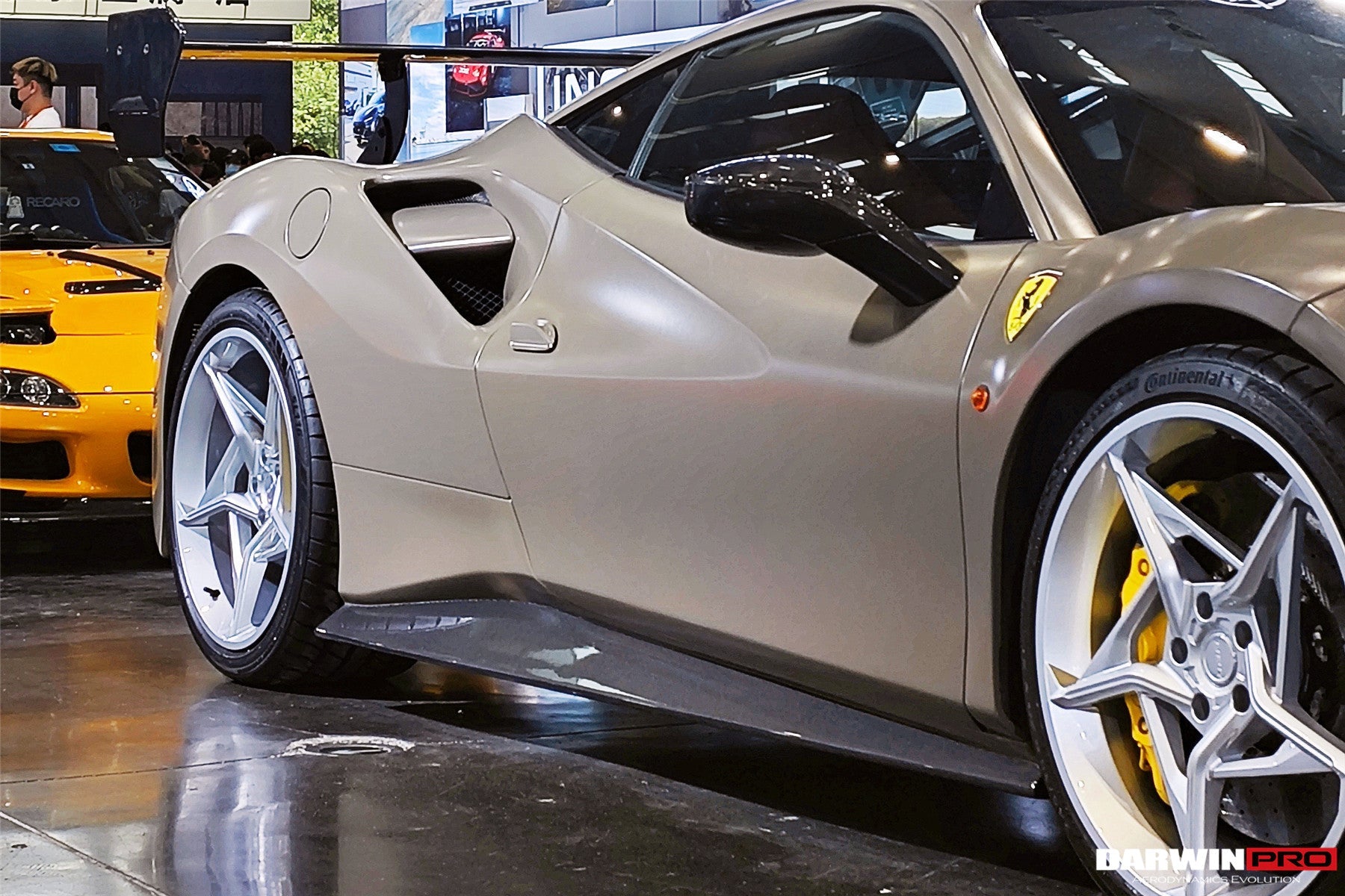 2015 - 2020 Ferrari 488 GTB & Spyder Challenge Evo Modena Style Side Skirts