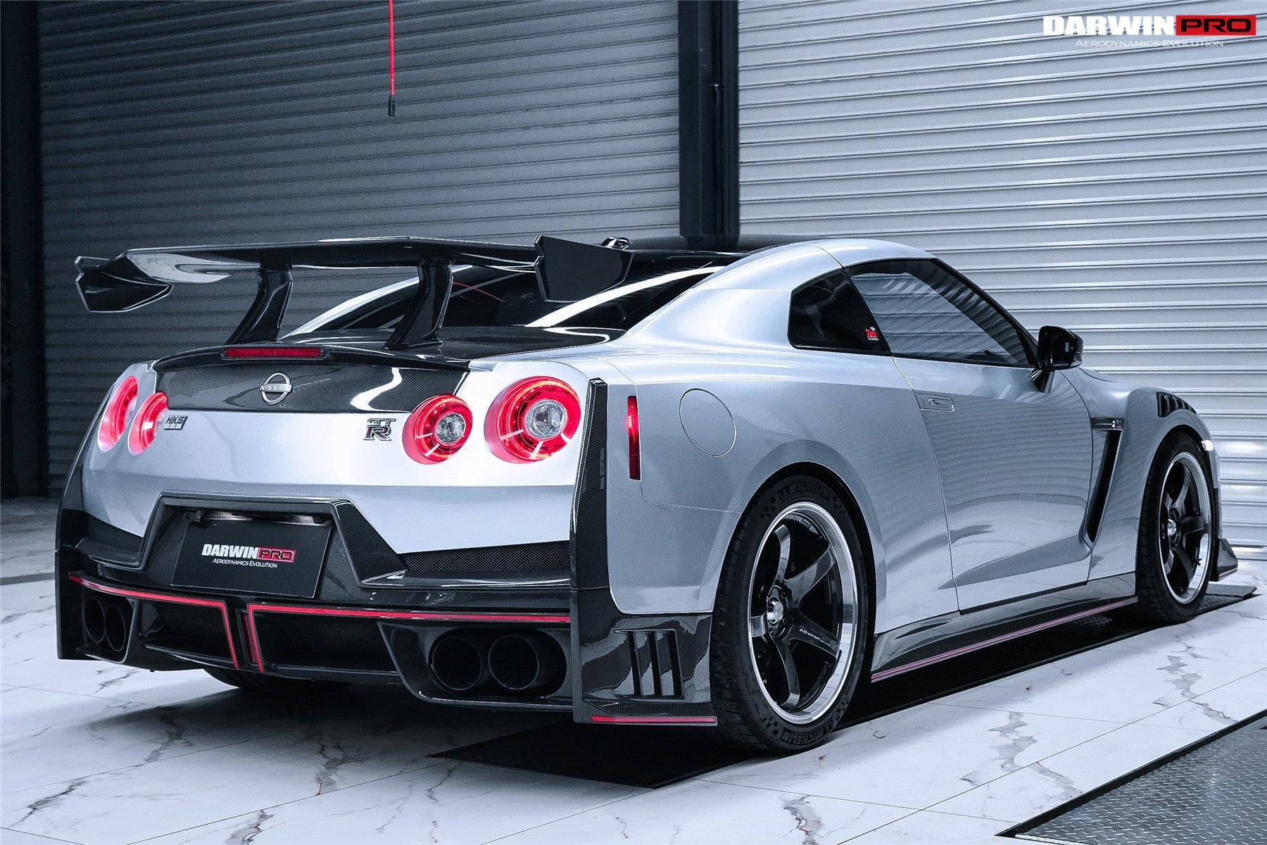 2008 - 2024 Nissan GTR R35 CBA/DBA/EBA 2024-Nismo Style Part Carbon Fiber Rear Bumper With Black Light