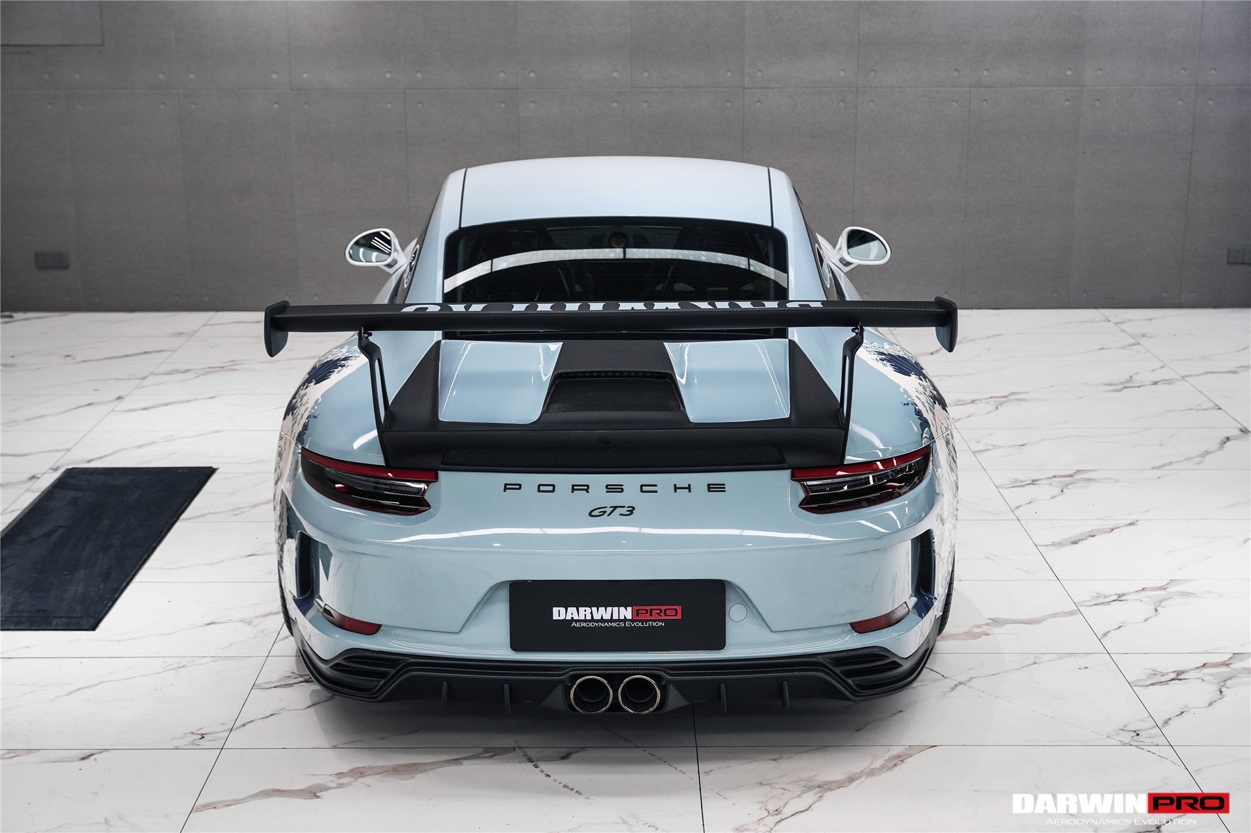 2017 - 2019 Porsche 911 991.2 GT3 Only BKSS Style Carbon Fiber Rear Lip Diffuser