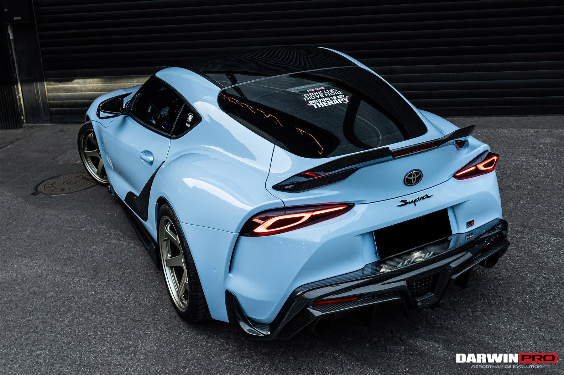 2019 - 2025 Toyota GR Supra (J29 & DB) A90 A91 BKSS Style Carbon Fiber Rear Diffuser Lip