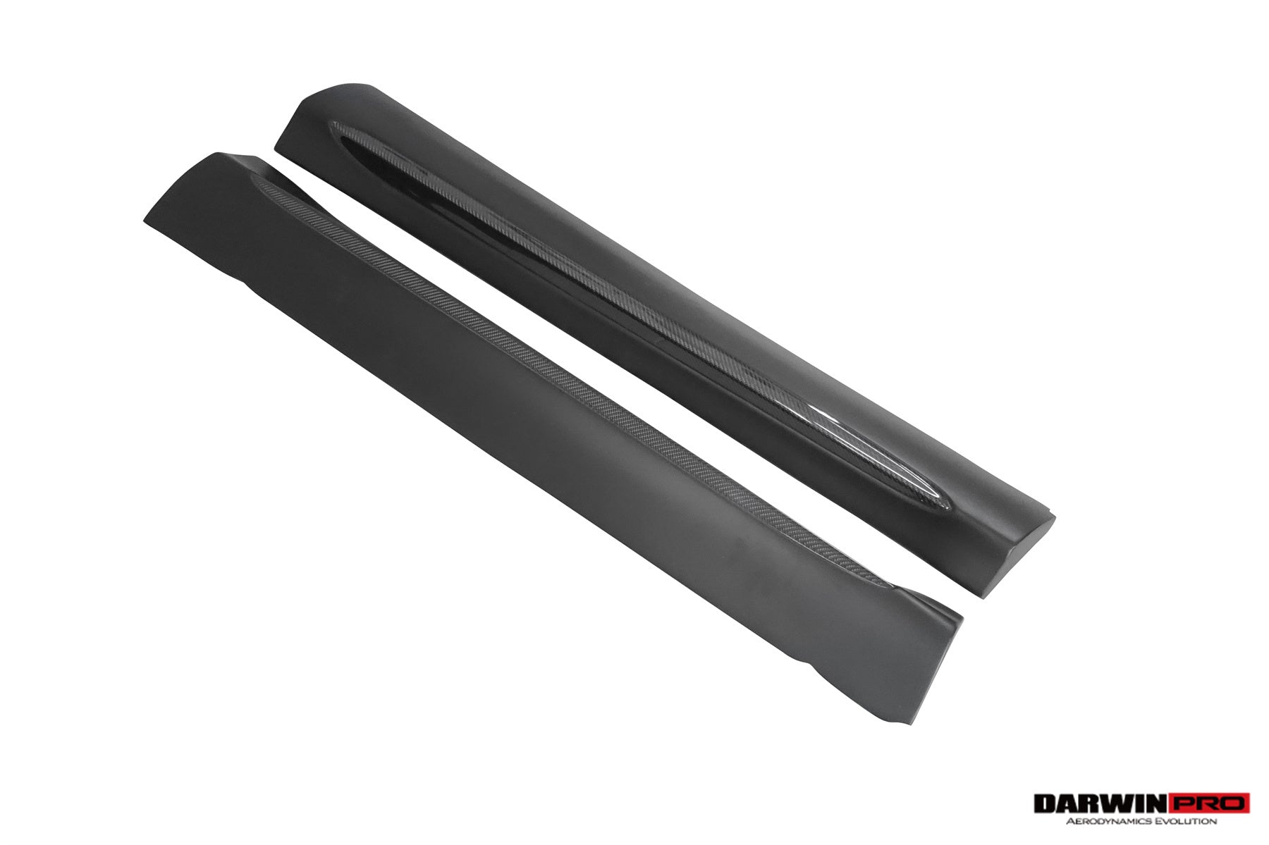 2016 - 2020 Smart Fortwo 453 BKSS Style Partial Carbon Fiber Side Skirts